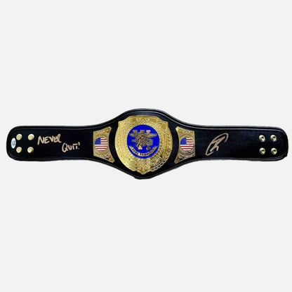 Robert O'Neill Signed SEAL Team Six Championship Belt