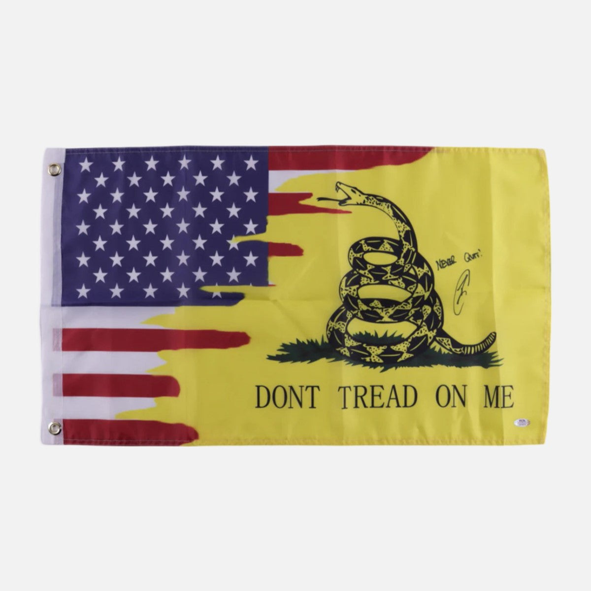 Robert O'Neill Signed "DONT TREAD ON ME" 18x30" Flag