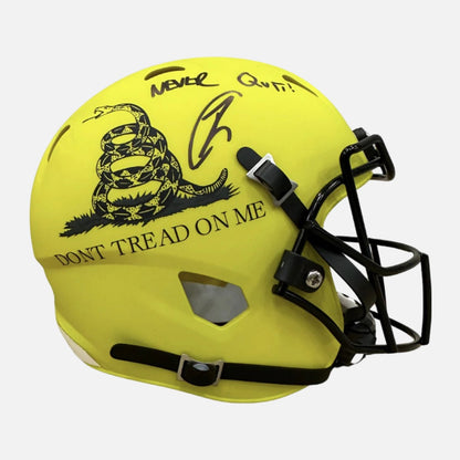 Robert O'Neill Signed "DONT TREAD ON ME" Mini Helmet