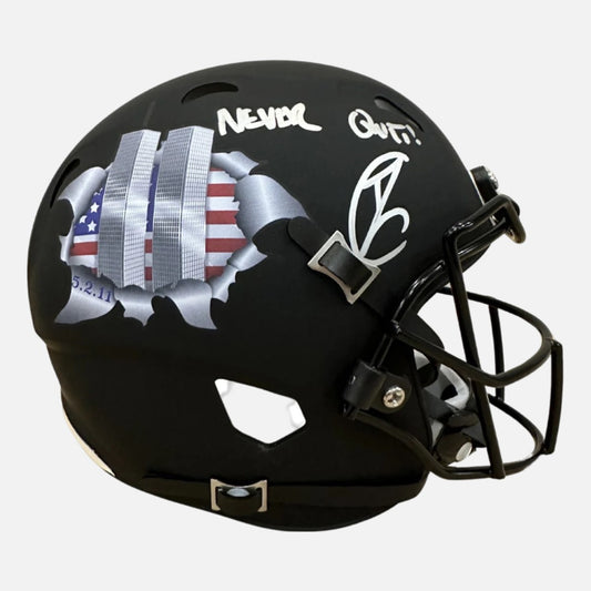 Robert O'Neill Signed "Twin Towers" Mini Helmet