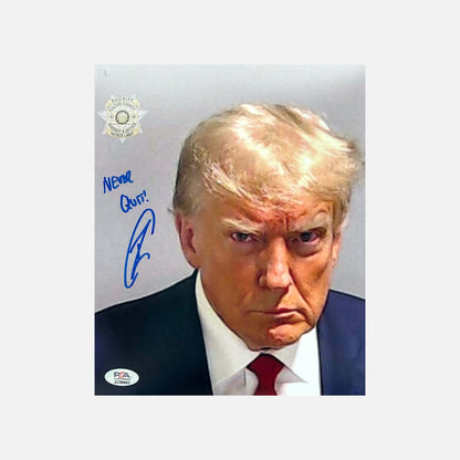 Robert O'Neill Signed Donald Trump 8x10 Mug Shot Photo