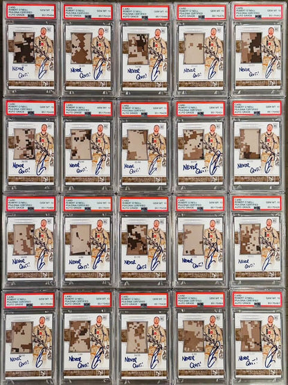 Robert O'Neill Signed Limited Edition /99 Worn Navy SEAL Relic Card