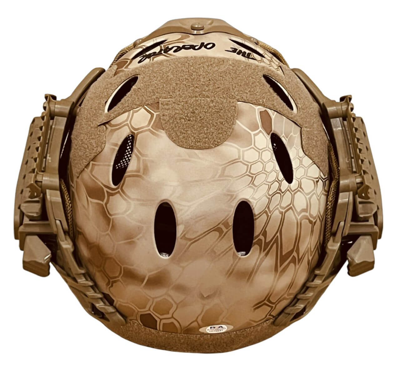 Robert O'Neill Signed U.S. Navy SEAL Desert Python Replica Helmet