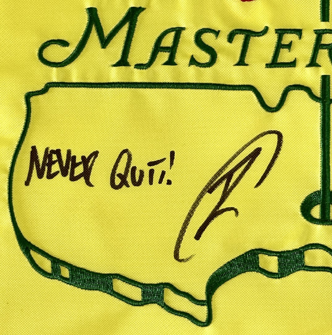 Robert O'Neill Signed 2001 PGA Masters Flag