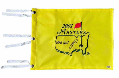 Robert O'Neill Signed 2001 PGA Masters Flag