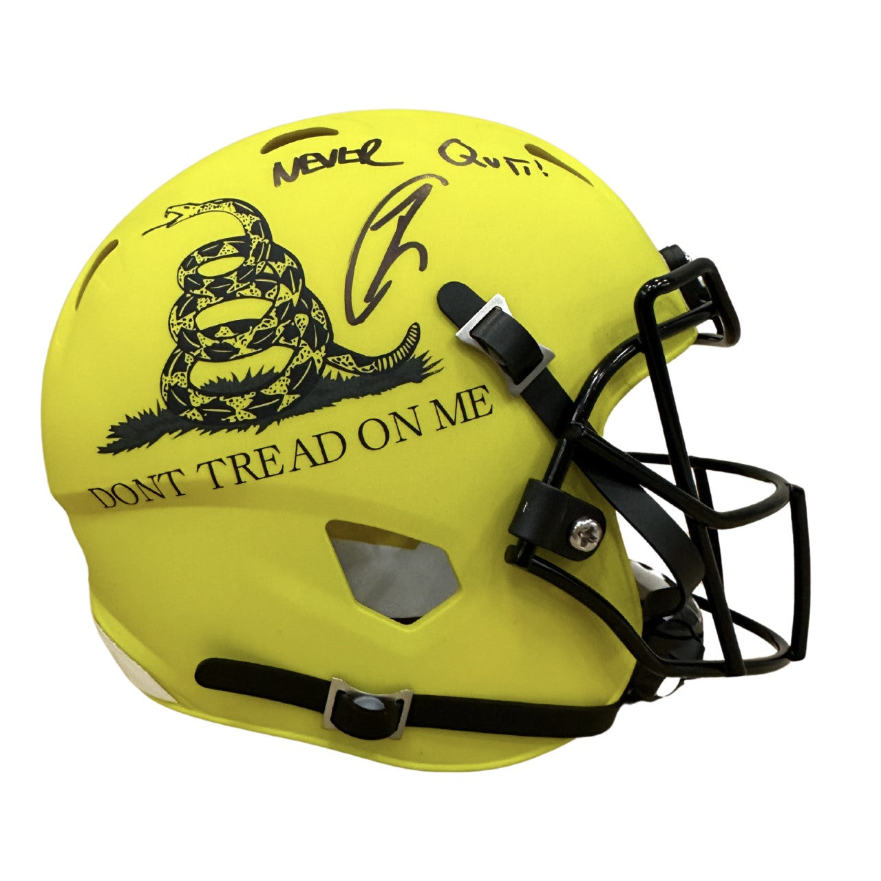 Robert O'Neill Signed "DONT TREAD ON ME" Mini Helmet