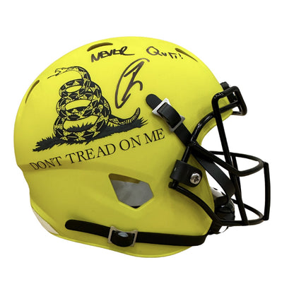 Robert O'Neill Signed "DONT TREAD ON ME" Mini Helmet