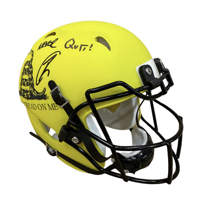 Robert O'Neill Signed "DONT TREAD ON ME" Mini Helmet