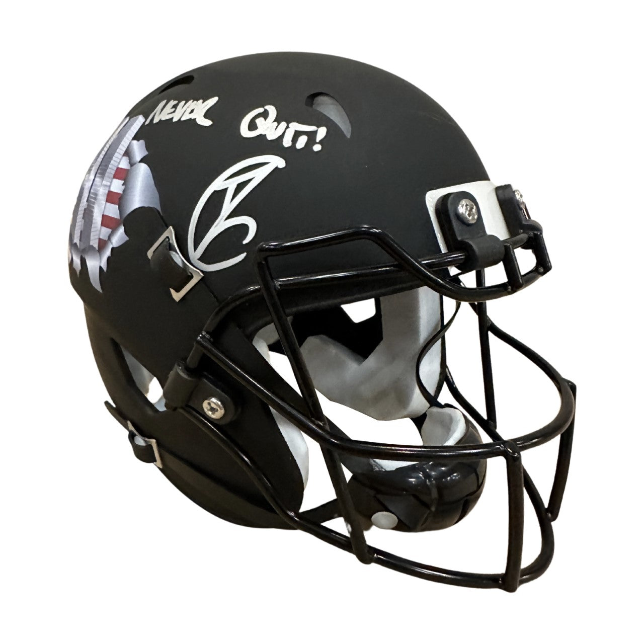 Robert O'Neill Signed "Twin Towers" Mini Helmet