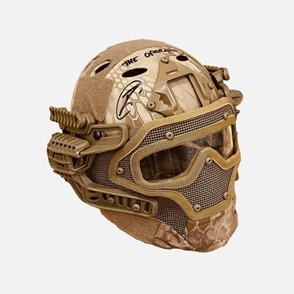 Robert O'Neill Signed U.S. Navy SEAL Desert Python Replica Helmet