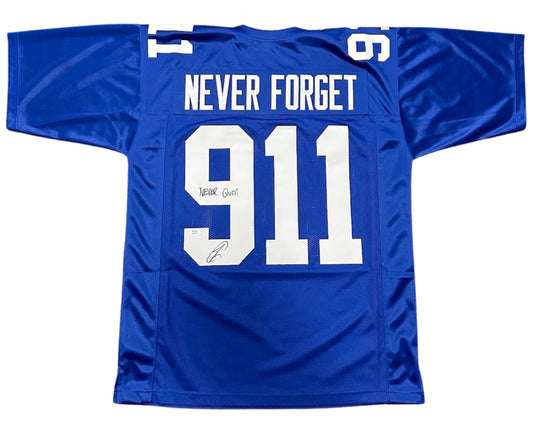 Robert O'Neill Signed "Never Forget 911" New York Giants Jersey