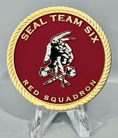 Robert O'Neill LE/911 SEAL Team Six Red Squadron Challenge Coin