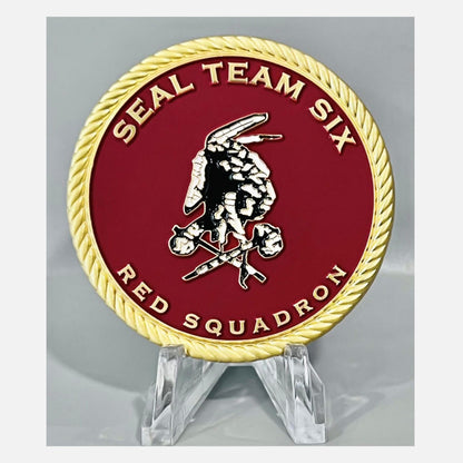 Robert O'Neill LE/911 SEAL Team Six Red Squadron Challenge Coin