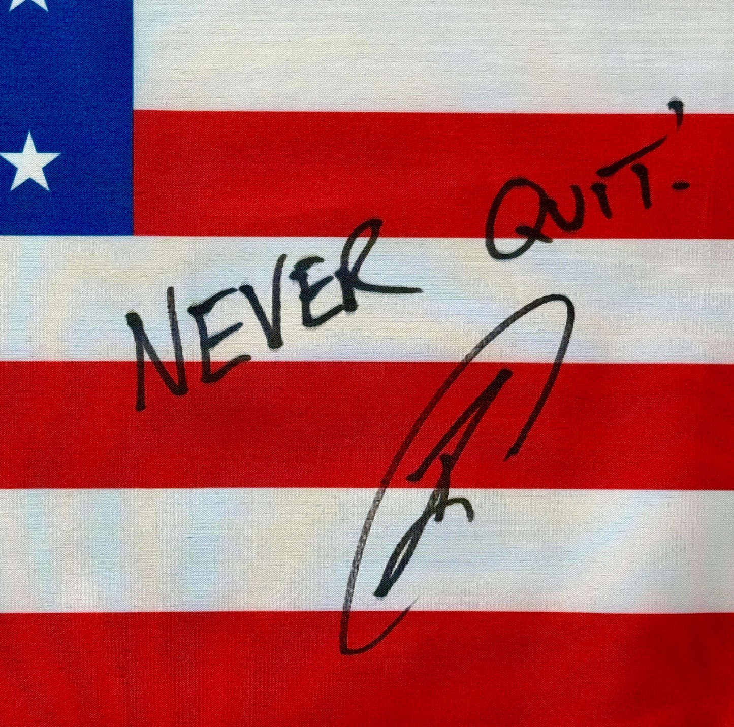 Robert O'Neill Signed 18x30" American Flag