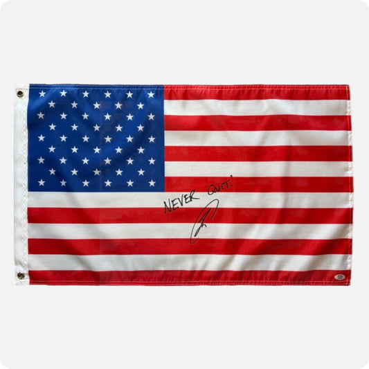 Robert O'Neill Signed 18x30" American Flag