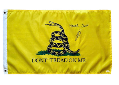 Robert O'Neill Signed "DONT TREAD ON ME" 18x30" Flag