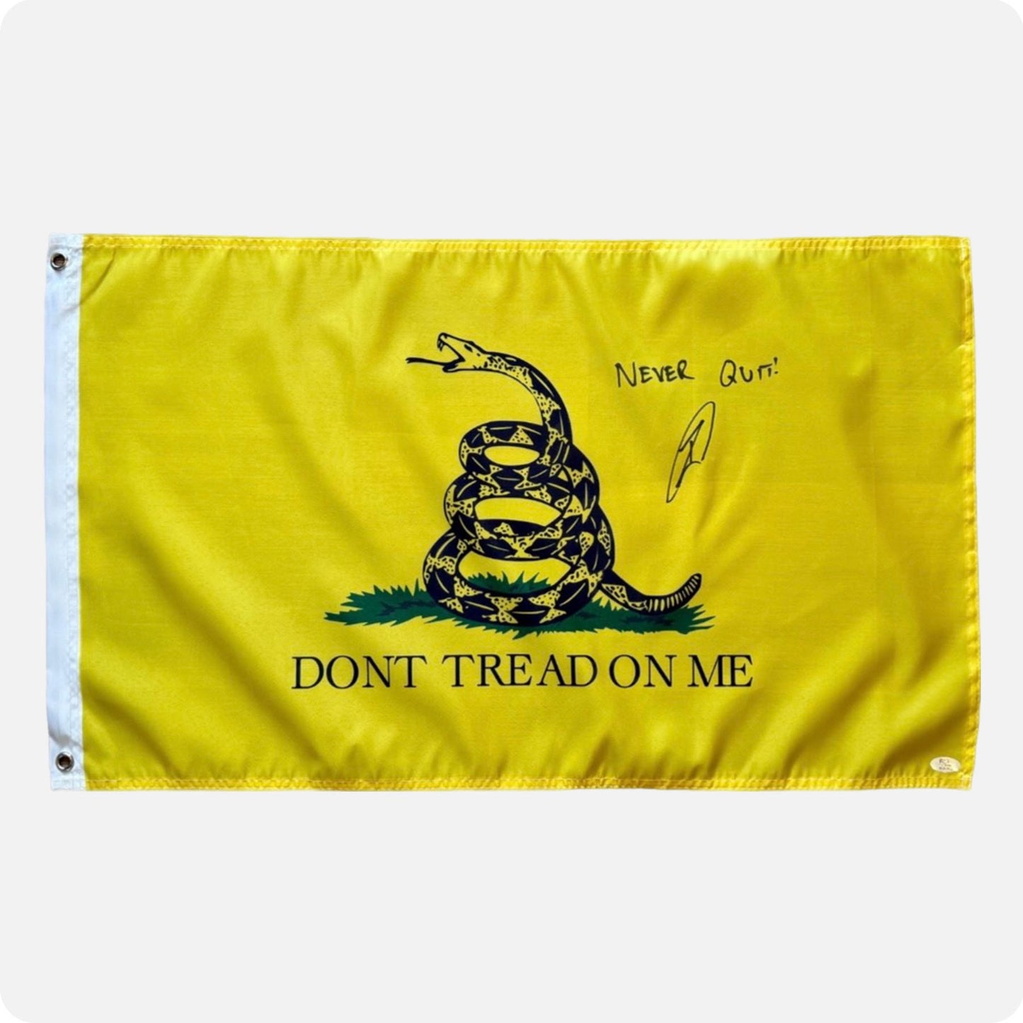 Robert O'Neill Signed "DONT TREAD ON ME" 18x30" Flag